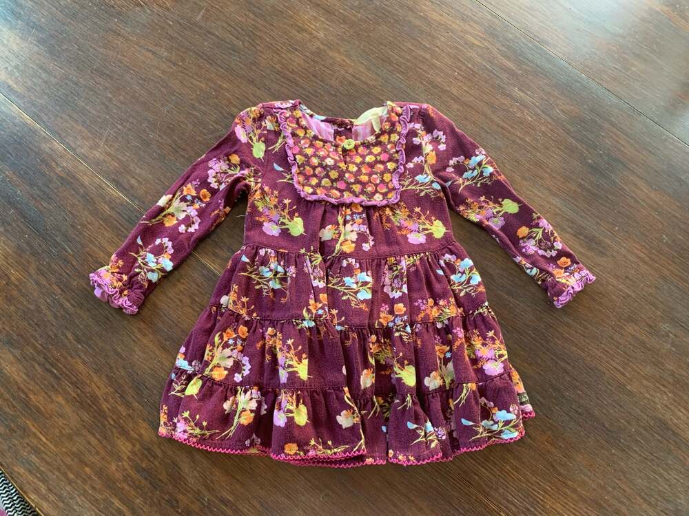 Matilda Jane maroon floral dress